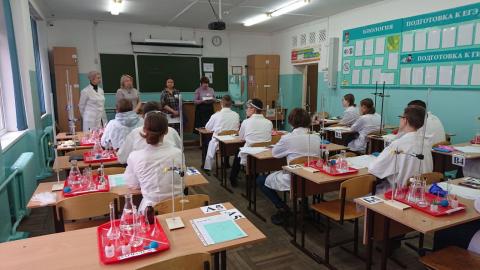 27 января состоялся второй, практический тур регионального этапа всероссийской олимпиады школьников по химии