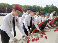 19 мая 2023 года в Чистяковской роще состоялся торжественный парад лучших юнармейских отрядов г. Краснодар