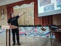 Встреча с хирургом краевой клинической больницы №2, кандидатом медицинских наук, участником СВО, ветераном боевых действий, Кузнецовым Юрием Сергеевичем